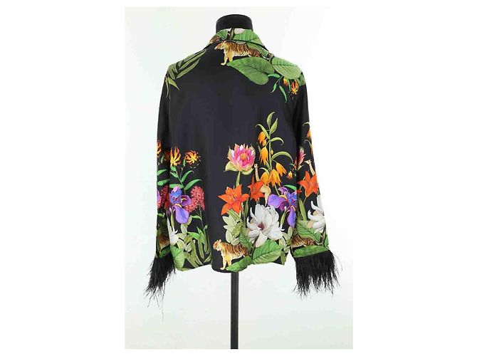 Autre Marque Mehrfarbiges Seidenhemd Mehrfarben - Ansicht 4