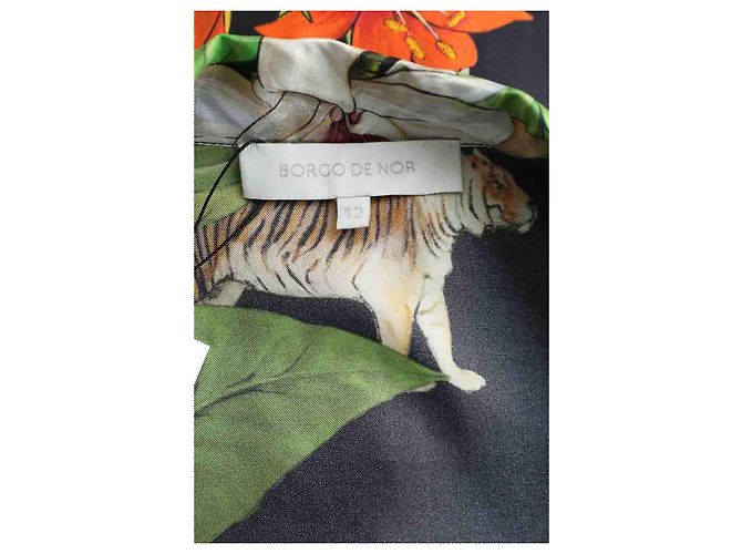 Autre Marque Mehrfarbiges Seidenhemd Mehrfarben - Ansicht 5