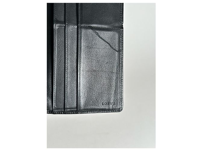 Vintage Loewe Madrid Leather ID holder black - view 3