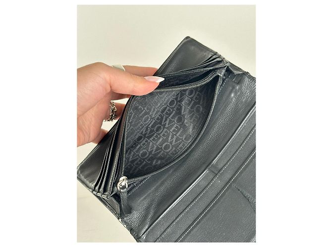 Vintage Loewe Madrid Leather ID holder black - view 5