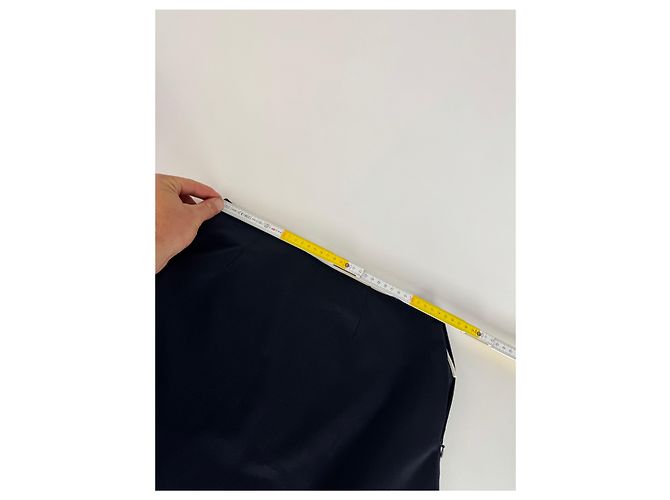 Gonna vintage Courreges blu navy 40/L - vista 10
