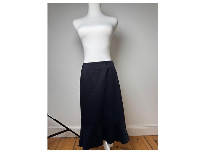 Gonna vintage Courreges blu navy 40/L - vista 12