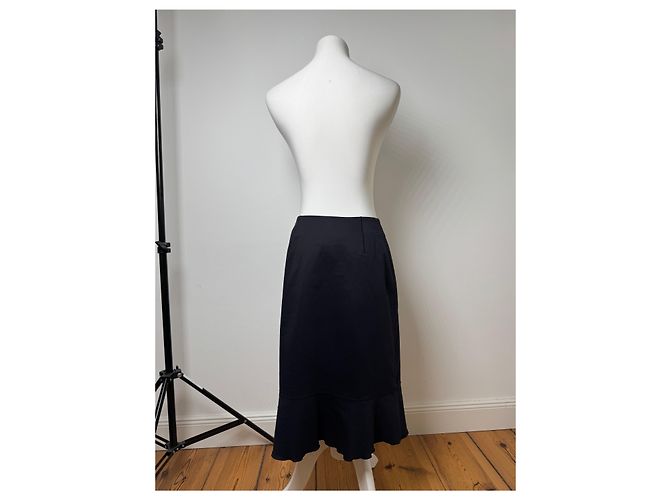 Gonna vintage Courreges blu navy 40/L - vista 13