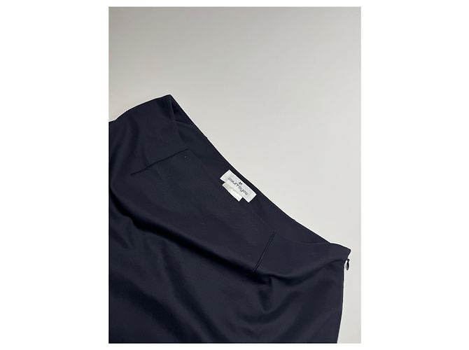 Gonna vintage Courreges blu navy 40/L - vista 3
