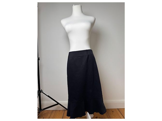 Gonna vintage Courreges blu navy 40/L - vista 5