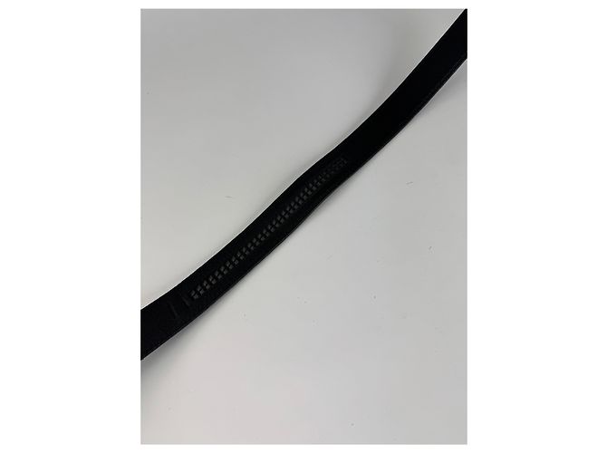 Céline Vintage Celine Paris Ledergürtel schwarz - Ansicht 6