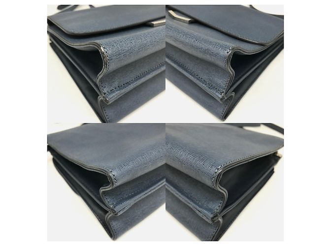 Borsa a Spalla Fendi Demi Jour Blu navy - vista 4