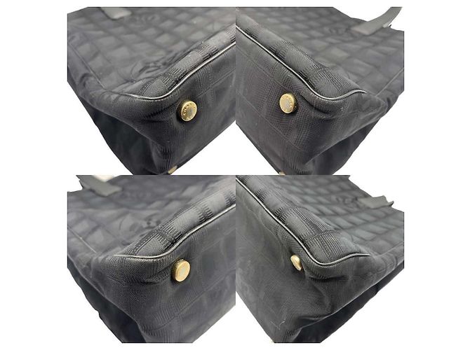 Borsa Tote MM della nuova linea di viaggio Chanel Nero - vista 3