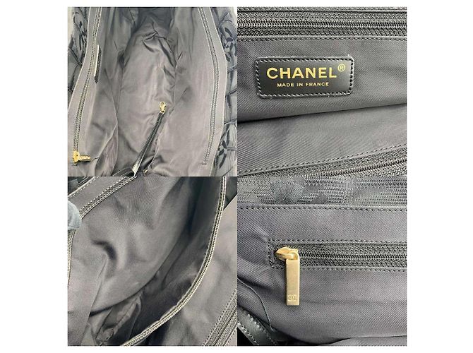 Borsa Tote MM della nuova linea di viaggio Chanel Nero - vista 6