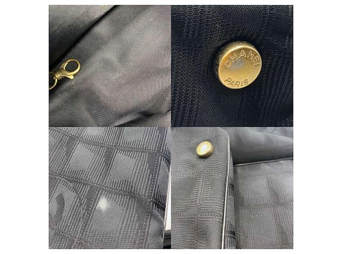 Borsa Tote MM della nuova linea di viaggio Chanel Nero - vista 8