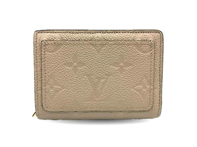 Billetera bi-fold Monogram Empreinte Louis Vuitton Beige - vista 2