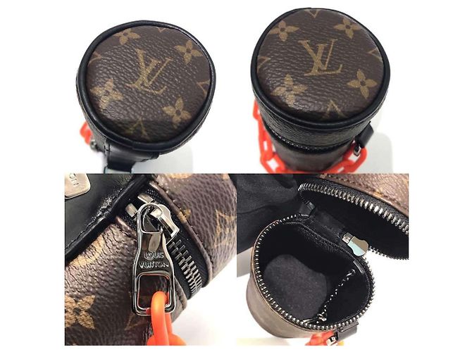 Bolsa Cilíndrica Monograma Louis Vuitton Marrom - vista 2