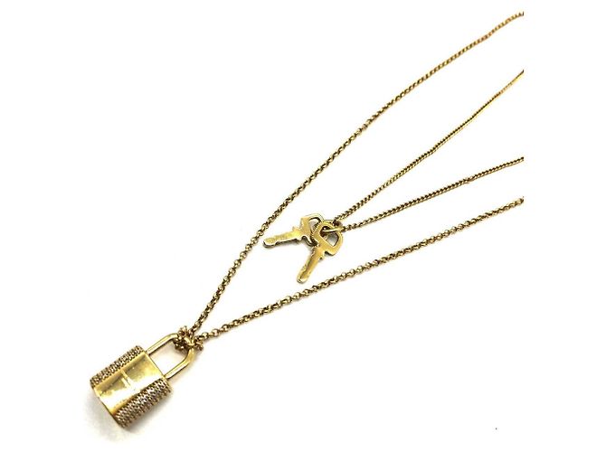 Colar com cadeado LV Louis Vuitton M01593 - vista 2