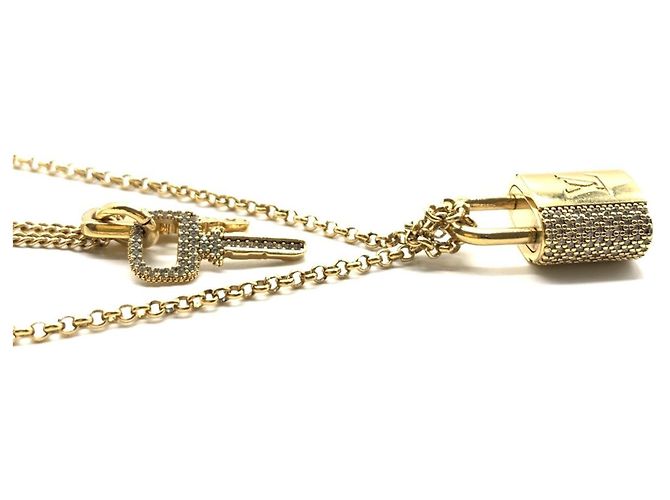 Colar com cadeado LV Louis Vuitton M01593 - vista 3