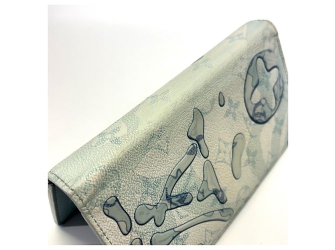 Cartera larga bi-fold Brazza Monogram Aqua Garden de Louis Vuitton Azul - vista 7