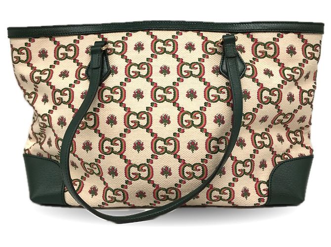 Gucci Ophidia GG Canvas Tragetasche Grün - Ansicht 2