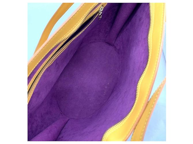 Borsa a Spalla Saint Jacques di Louis Vuitton Giallo - vista 7