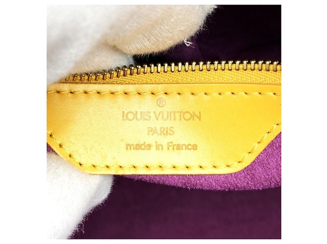 Borsa a Spalla Saint Jacques di Louis Vuitton Giallo - vista 8
