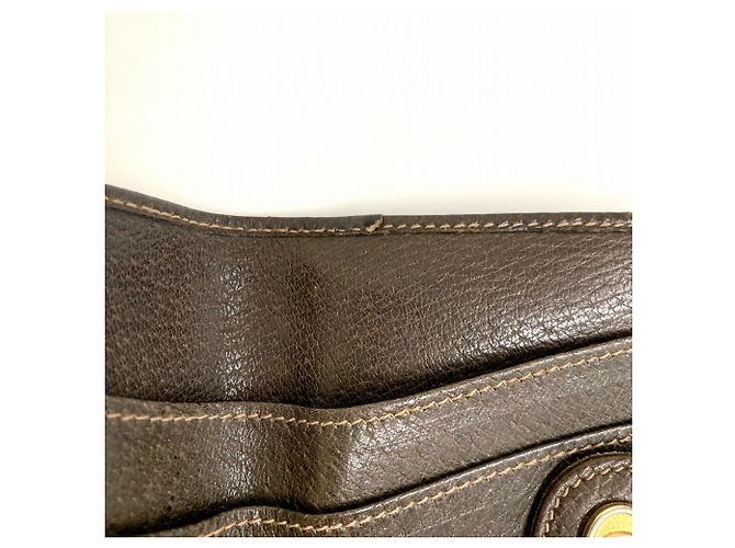 Billetera bi-fold Gucci Old Sherry Line Castaño - vista 10