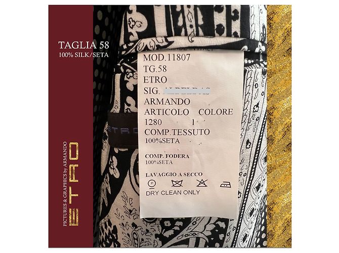 Giacca in seta ETRO e completo con gilet - vista 13