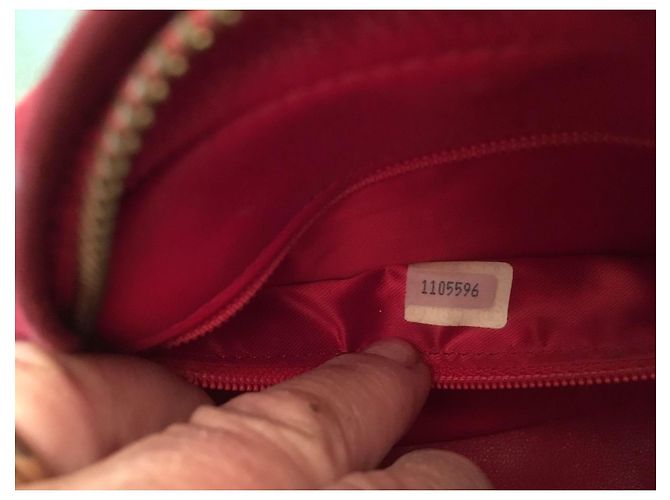 Chanel Oval CC Suide Bag Rot - Ansicht 5