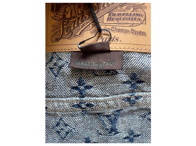Traje de falda Louis Vuitton Monograma LV Azul Algodón Denim - vista 10