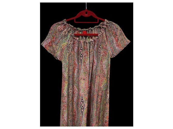 Abito in seta 120% LINO Multicolore IT42 - vista 4