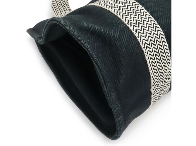 Hermès Hermes Cannes PM Tote Bag Schwarz Roh - Ansicht 4