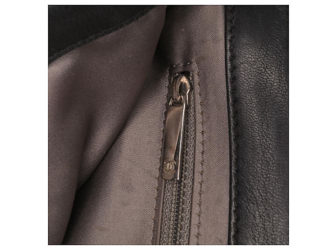 Coco rain Chanel Nero Medio Pelle Trapuntata Agnello Coco Pioggia Flap - vista 6