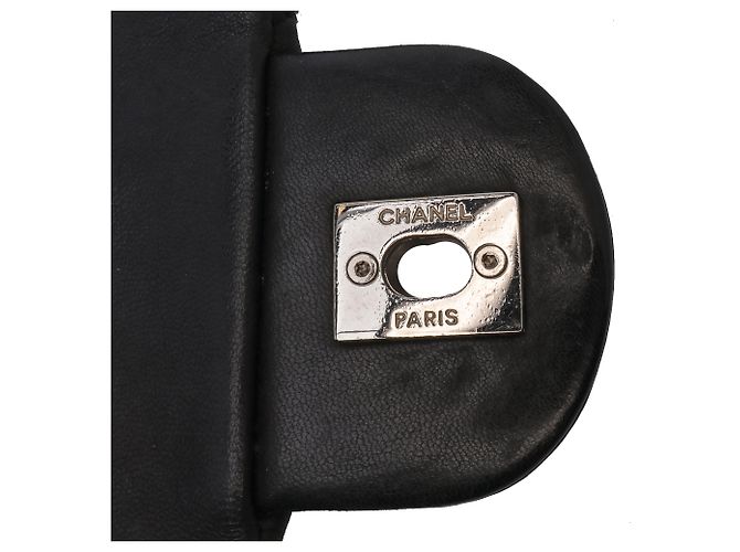 Coco rain Chanel Nero Medio Pelle Trapuntata Agnello Coco Pioggia Flap - vista 8