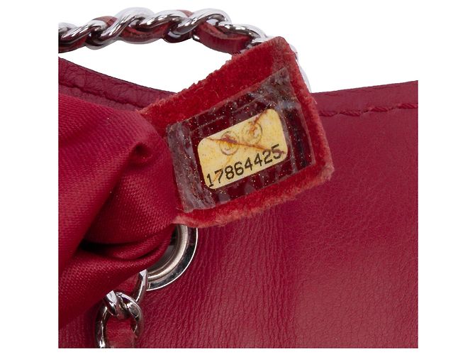 Chanel Mini Flap in Pelle di Vitello Rosa Cucito - vista 6