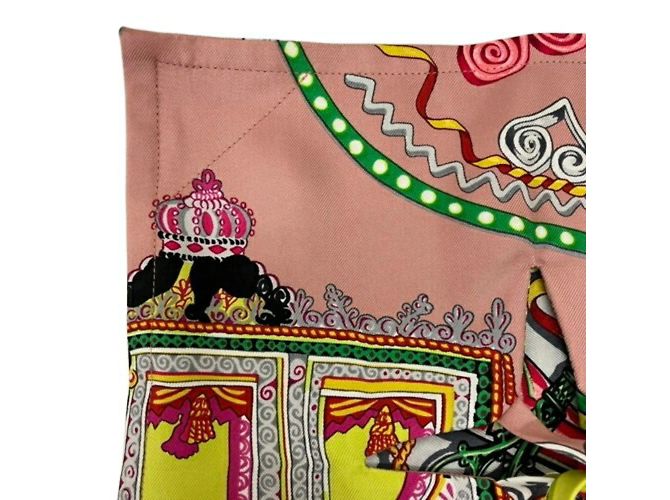 Silk In Pochette Petite H di Hermès Cavallo Rosa - vista 5