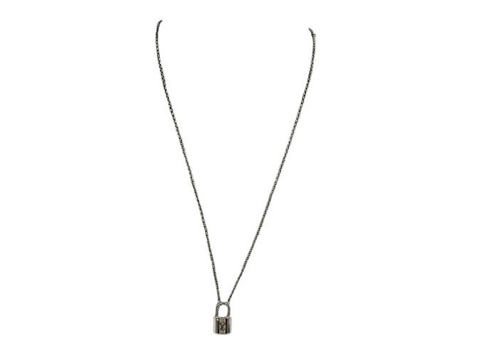 Collar Péndulo Silver Lockit Louis Vuitton Plata - vista 2