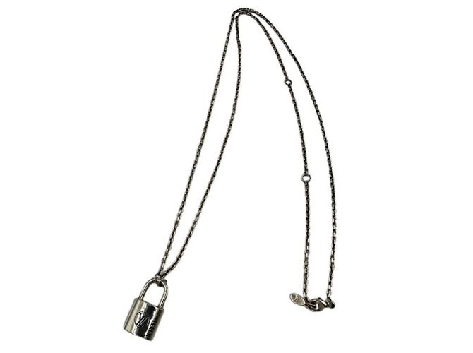 Collar Péndulo Silver Lockit Louis Vuitton Plata - vista 3