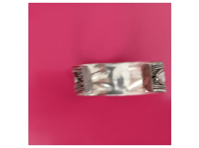 Autre Marque Bracciale berbero in argento e agata blu - vista 4