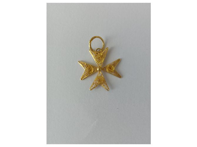 Autre Marque Pendente in oro a croce maltese di Amalfi D'oro - vista 4