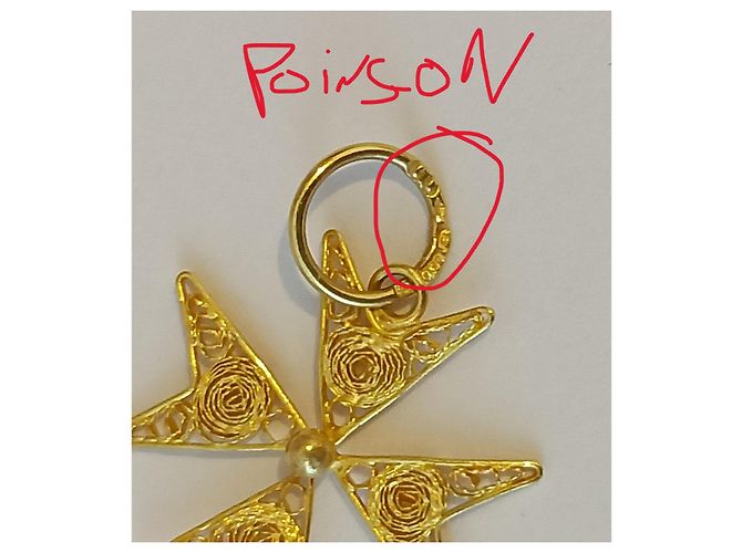 Autre Marque Pendente in oro a croce maltese di Amalfi D'oro - vista 6