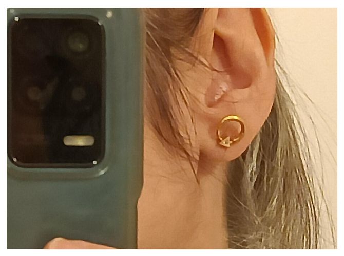 Autre Marque orecchini d'oro adornati con un piccolo diamante - vista 6