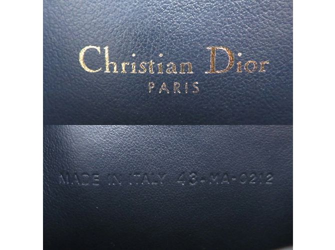 Billetera compacta Christian Dior Negro Blanco - vista 7