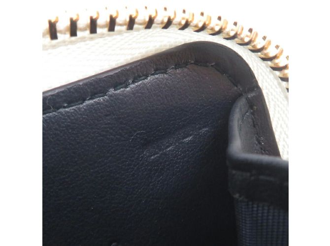 Billetera compacta Christian Dior Negro Blanco - vista 8