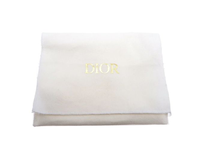 Billetera compacta Christian Dior Negro Blanco - vista 9
