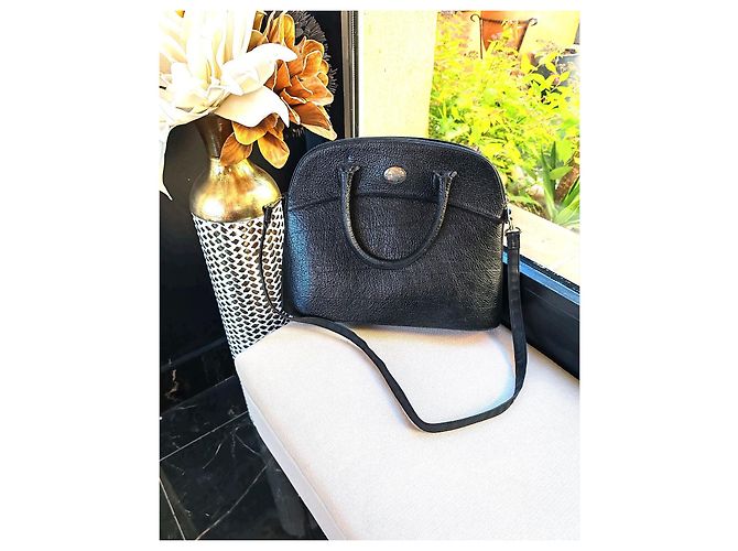 Borsa Tote Mac Douglas in Pelle Nera Nero - vista 2