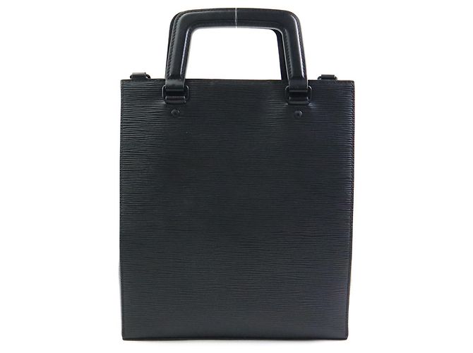 Borsa a mano in pelle Epi Louis Vuitton Nero - vista 2