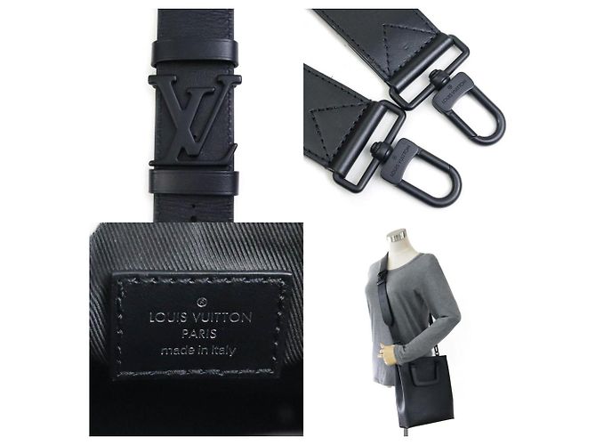 Borsa a mano in pelle Epi Louis Vuitton Nero - vista 5