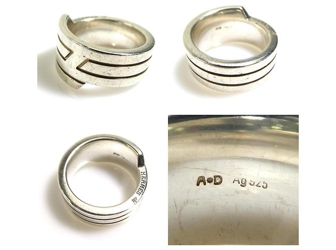 Ring Hermès Anillo de plata 925 Hermes - vista 4