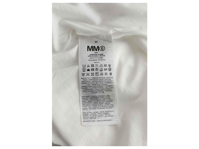 Maison Martin Margiela Weißer Baumwollpullover - Ansicht 6