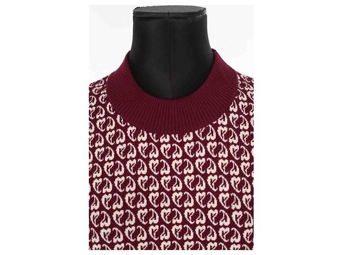Claudie Pierlot Pull bordeaux - vue 2