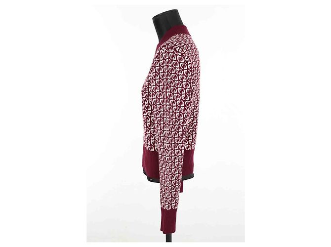 Claudie Pierlot Pull bordeaux - vue 3