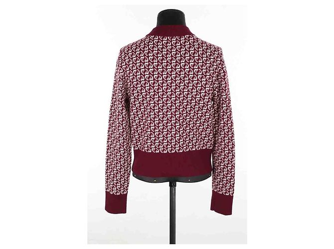 Claudie Pierlot Pull bordeaux - vue 4