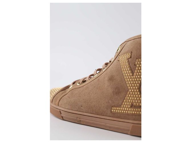 Louis Vuitton Beige Wildleder Schnürschuhe - Ansicht 5